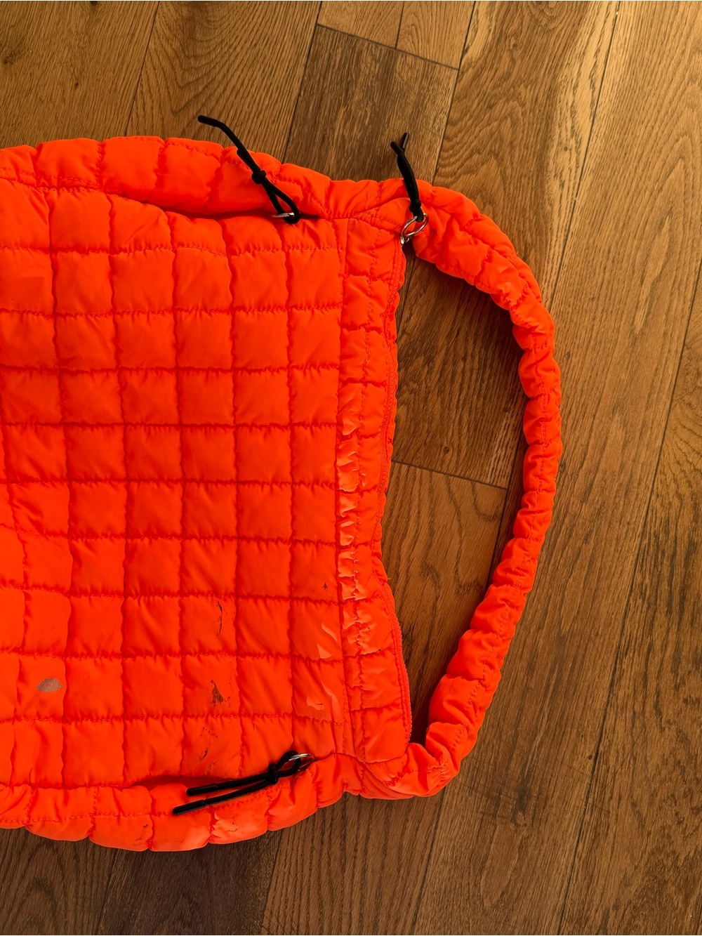 FP Movement by Free People Quilted carryall Travel Tote - Neon Orange
